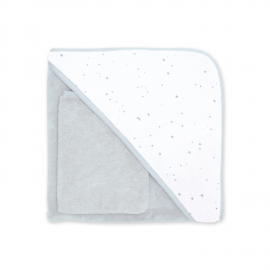 Bemini - cape de bain 90/90 cm bamboo stary 90 plum