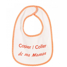 Trois kilos sept - bavoir 1er age copie/colle maman